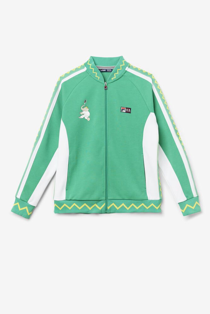 Fila X Rb Babar Iggy Green Jacket Mens - NZ 68725-JSFH